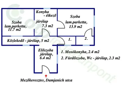 Mezőkeresztes, Bercsényi utca